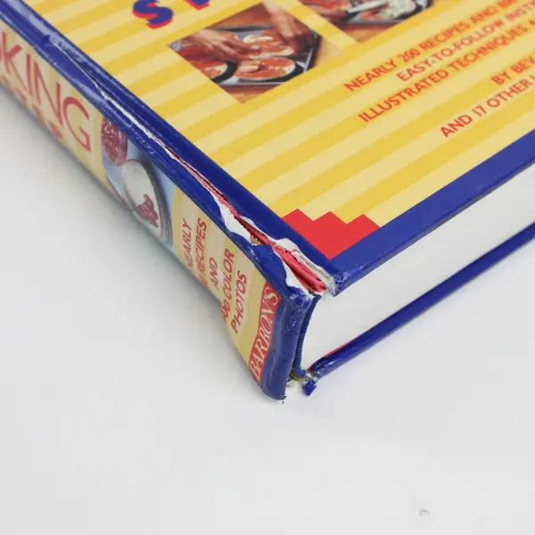 VTG Barron's Easy Cooking Step-By-Step Cookbook Bev Bennett Illustrated 1985 HC