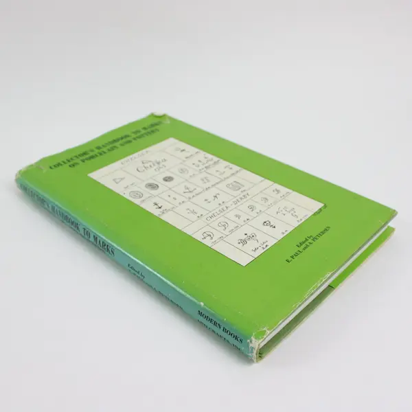 Collector's Handbook to Marks on Porcelain and Pottery 1974 Hardcover DJ
