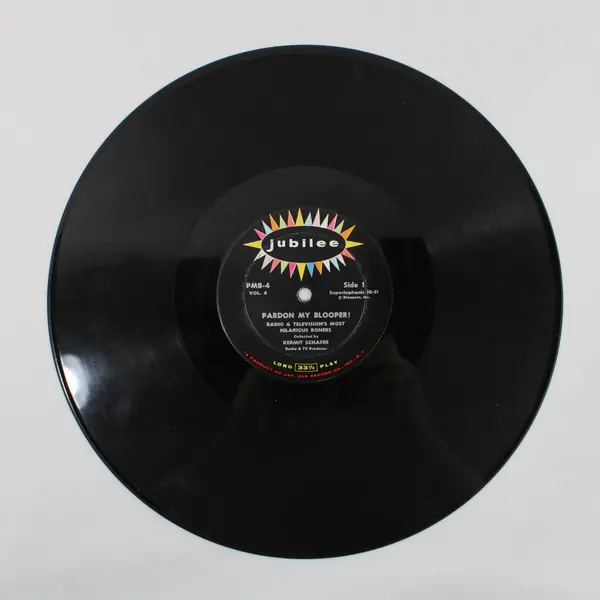 Kermit Schafer Pardon My Blooper Volume 4 Jubilee Comedy 12" Vinyl LP
