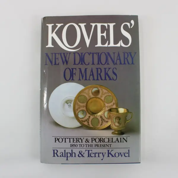 VTG Kovels' New Dictionary of Marks Pottery & Porcelain Ralph Kovel 1986 HC DJ