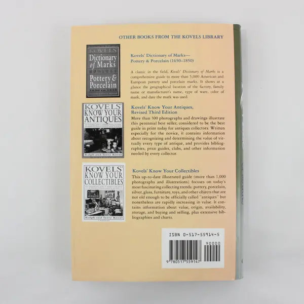 VTG Kovels' New Dictionary of Marks Pottery & Porcelain Ralph Kovel 1986 HC DJ