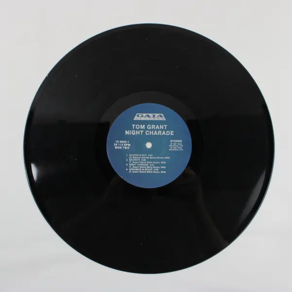 Tom Grant Night Charade Gaia Records 12" LP Vinyl 13-9002-1