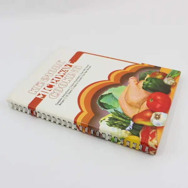 Vintage Sears Kenmore Microwave Cooking Cookbook 1981 Spiral-Bound Hardcover 