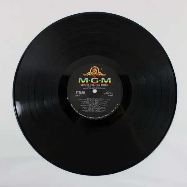 Connie Francis Sings Never on Sunday & Other Songs MGM Stereo 12" Vinyl SE3965