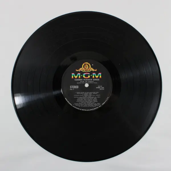 Connie Francis Sings Never on Sunday & Other Songs MGM Stereo 12" Vinyl SE3965