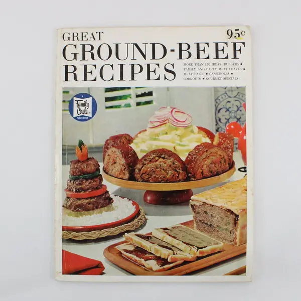 Great Ground-Beef Recipes Family Circle 1966 Vintage Paperback Cookbook
