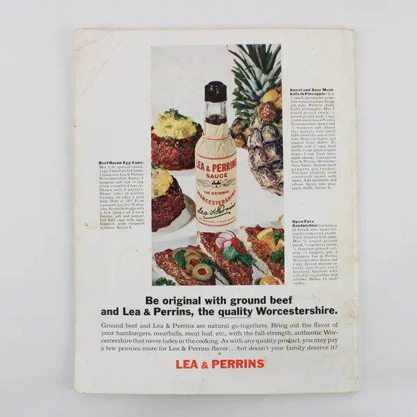 Great Ground-Beef Recipes Family Circle 1966 Vintage Paperback Cookbook