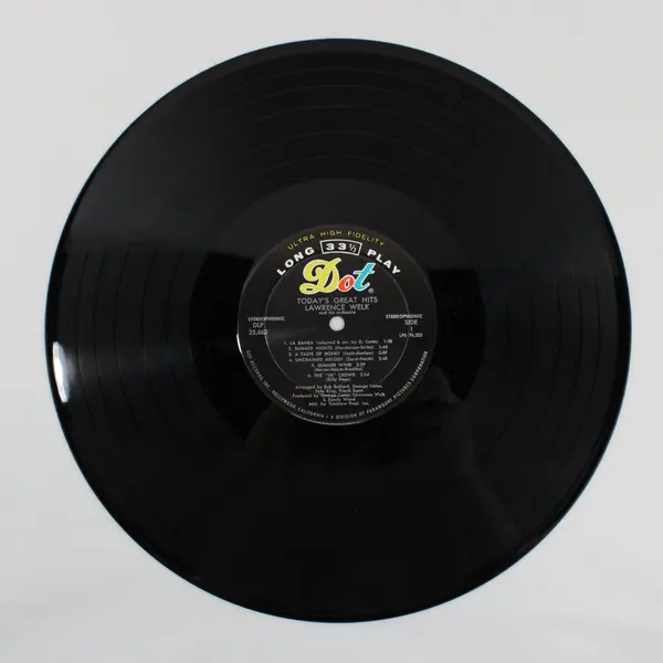 Lawrence Welk Today's Great Hits 12-Inch Vinyl LP Dot Records DLP 25663