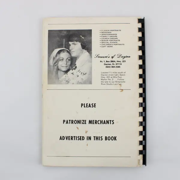 What's Cookin'? 1978 Soroptimist International McMinnville Cookbook Comb Bound