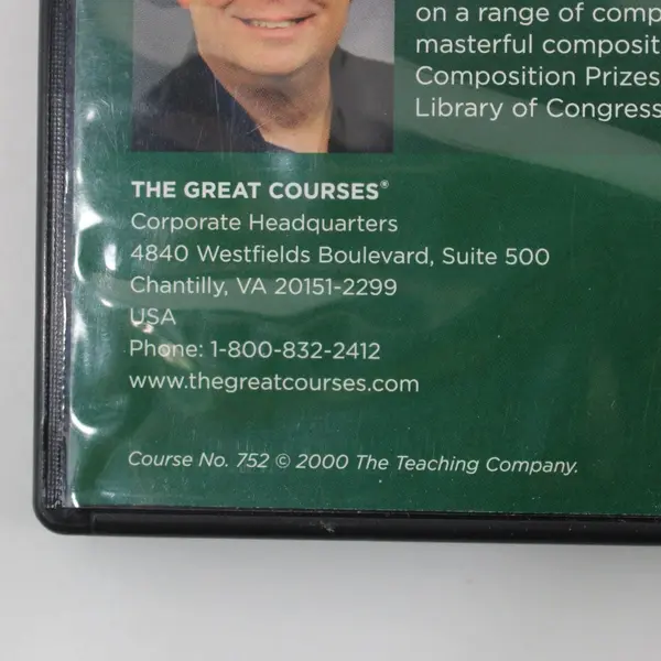 The Great Courses Great Masters Mozart His Life & Music 2-Disc DVD W/Course GB