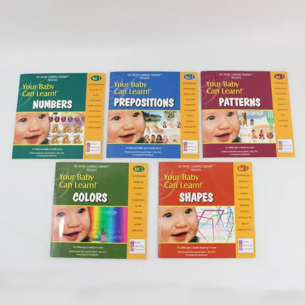 Lot of 5 Your Baby Can Learn! Books V1 Robert C Titzer Infant Learning Co 2007