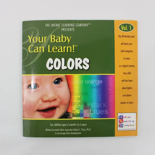 Lot of 5 Your Baby Can Learn! Books V1 Robert C Titzer Infant Learning Co 2007