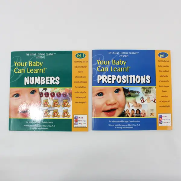 Lot of 5 Your Baby Can Learn! Books V1 Robert C Titzer Infant Learning Co 2007