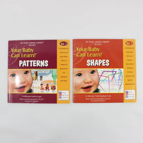 Lot of 5 Your Baby Can Learn! Books V1 Robert C Titzer Infant Learning Co 2007
