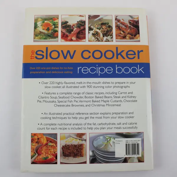 The Slow Cooker Recipe Book Catherine Atkinson 2008 Hardcover Dust Jacket VG