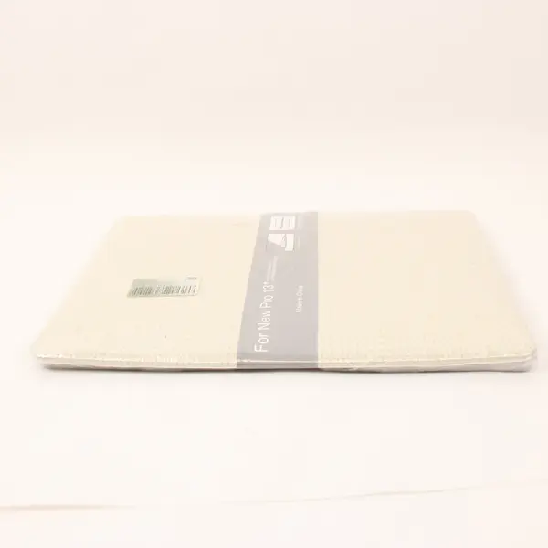 Beige Woven Textured Hard Shell Case for MacBook Pro 13 Inch Sealed