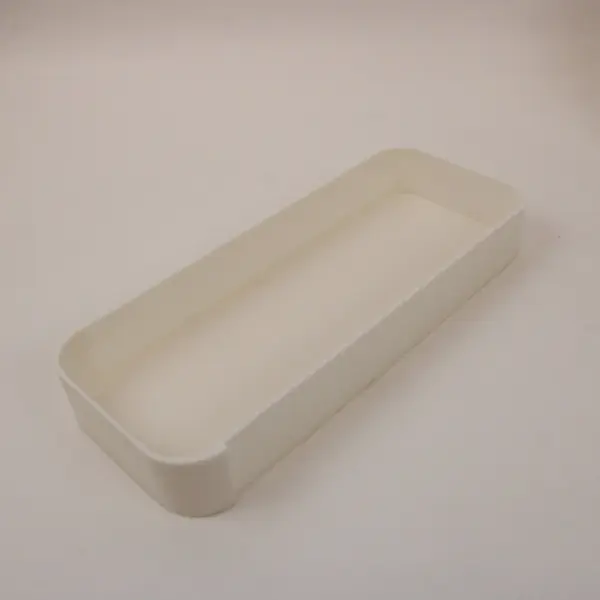 White Under Desk Hidden Drawer Storage Box Organizer