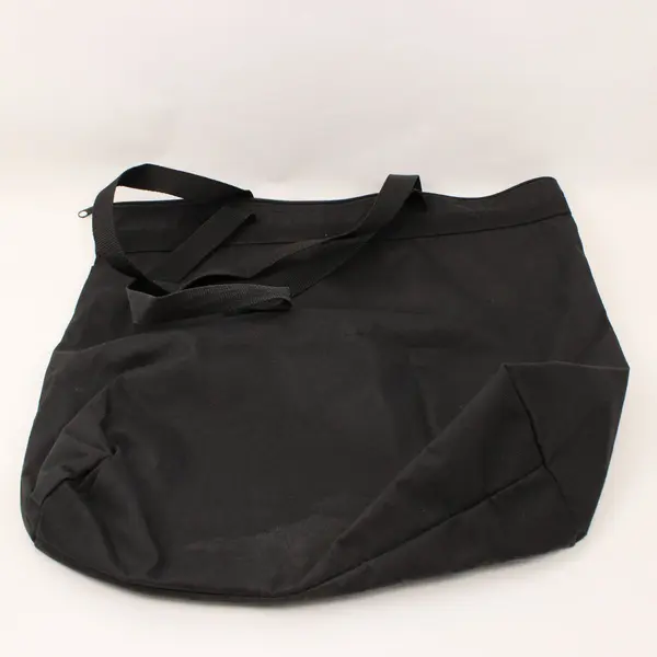 LRP's National Institute Black Zippered Tote Bag White Lettering