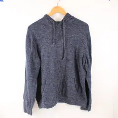 Bass Men's Medium Gray Textured Pullover Hoodie Sweater