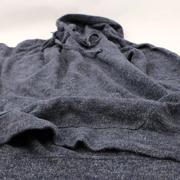 Bass Men's Medium Gray Textured Pullover Hoodie Sweater