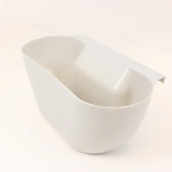 Unbranded White Hanging Kitchen Waste Bin Space-Saving Compact