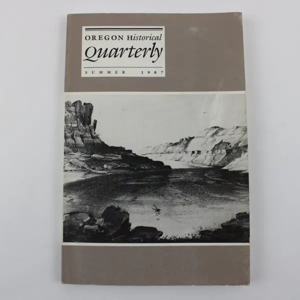 Vintage Oregon Historical Quarterly Magazine Vol 88 Summer 1987 Paperback Good