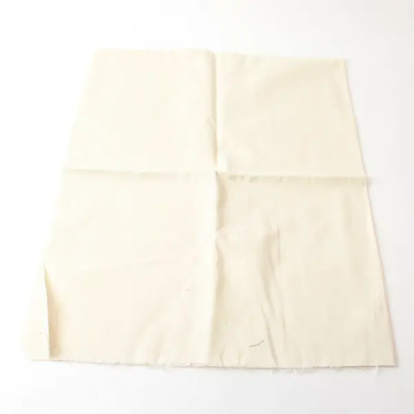 Cream Fabric Scrap 35 x 35 Inch Sewing Quilting Craft Material