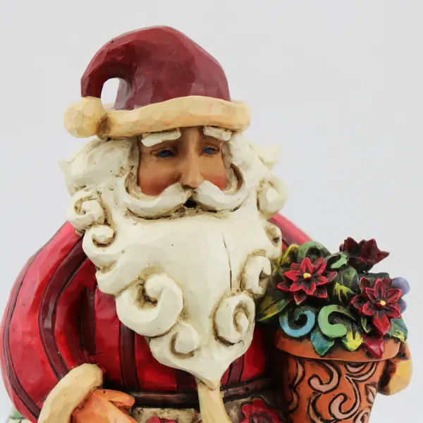 Jim Shore 4006647 Christmas Spirit Lives Within Santa Lighted Musical Figurine