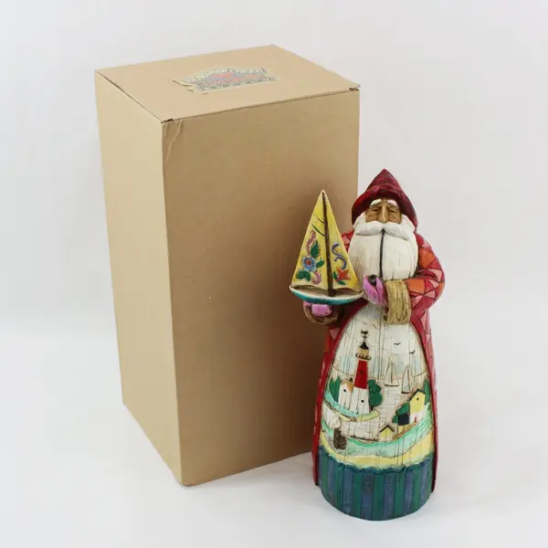 2003 Jim Shore Heartwood Creek A Ship Sails In Bearing Gifts 12in Figurine