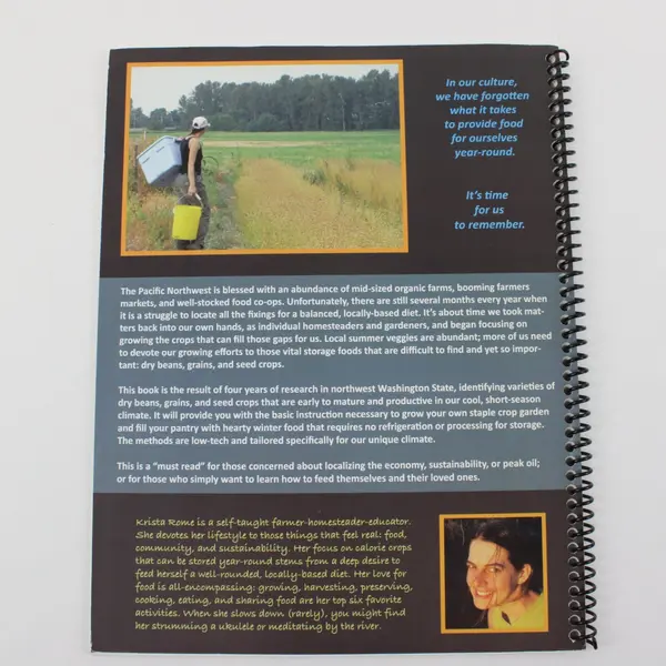Growing Dry Beans & Grains in the PNW Spiral Bound Book 2011, Krista M. Rome 