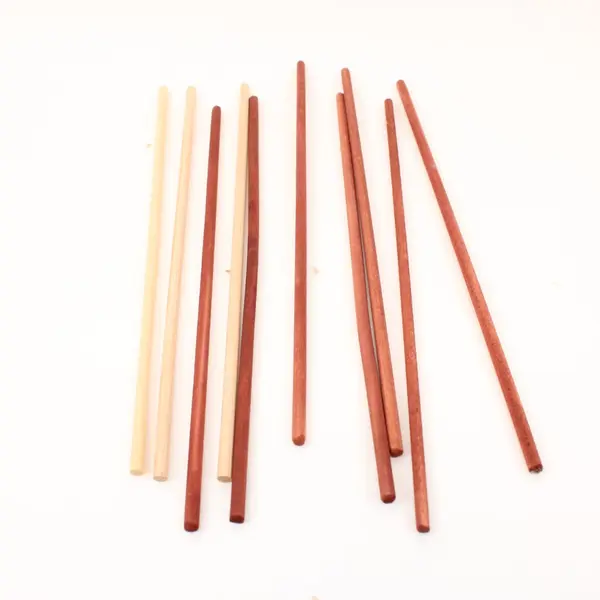 Wooden Pick Up Sticks Game Set with Fabric Drawstring Pouch