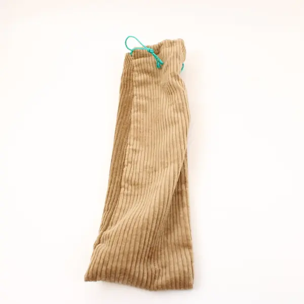Wooden Pick Up Sticks Game Set with Fabric Drawstring Pouch
