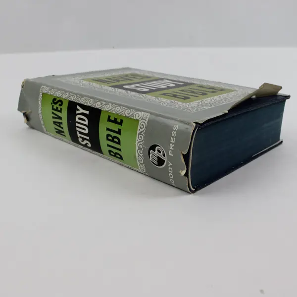 1907 Moody Press Nave's Study Bible Orville & Anna Nave HC with Dust Jacket