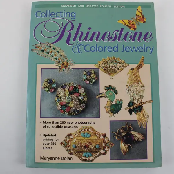 Collecting Rhinestone & Colored Jewelry Maryanne Dolan 1998 PB 4th Edition Good