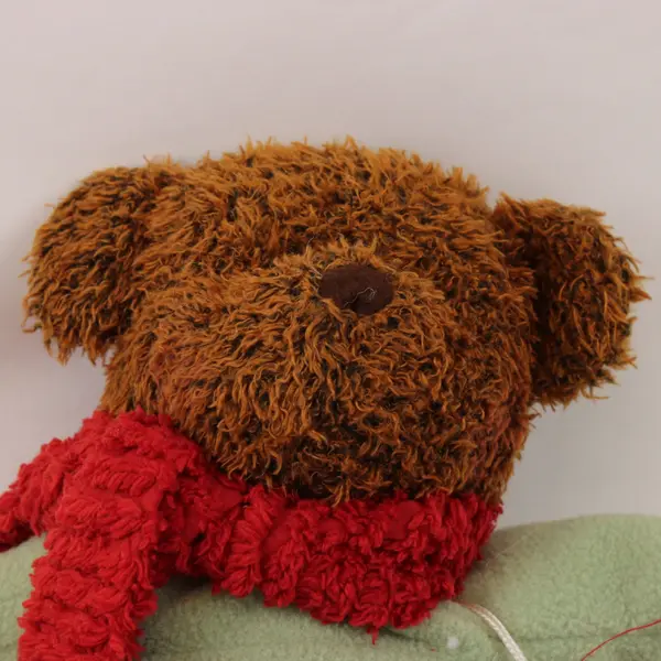 Hallmark Teddy Mittens Anniversary Plush Bear Red Scarf Sweater