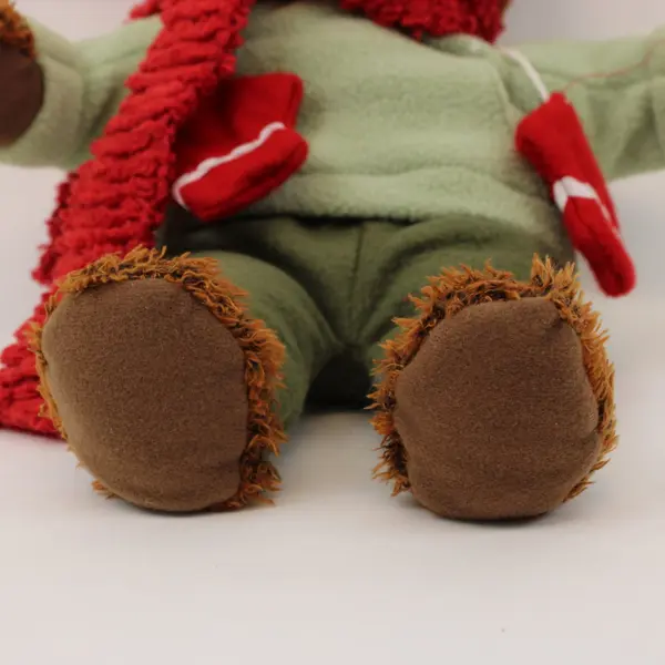 Hallmark Teddy Mittens Anniversary Plush Bear Red Scarf Sweater