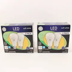 GE LED A21 4-Pack 75W Replacement 12W Soft White 1100lm Non-Dim