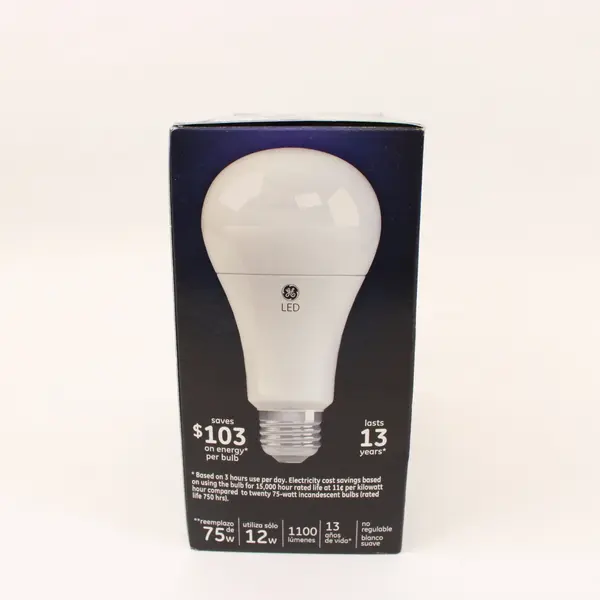 GE LED A21 4-Pack 75W Replacement 12W Soft White 1100lm Non-Dim