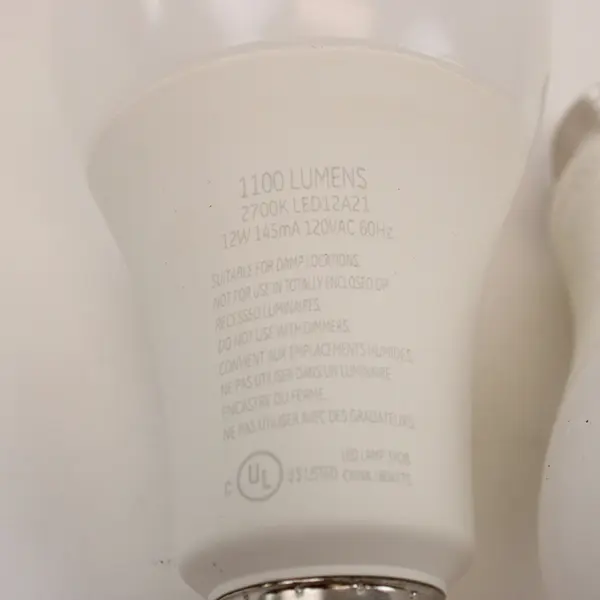 GE LED A21 4-Pack 75W Replacement 12W Soft White 1100lm Non-Dim