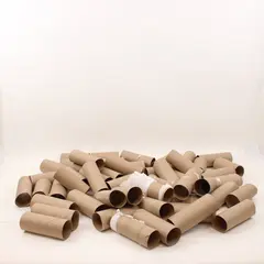 Lot of 51 Empty Toilet Paper Cardboard Rolls DIY Crafts School Projects