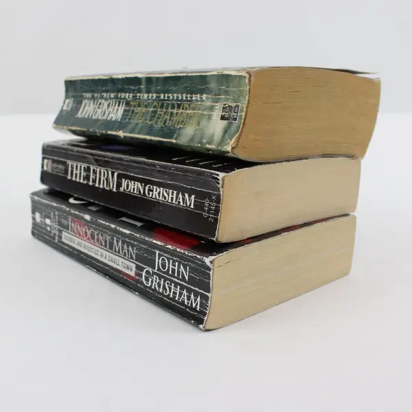 Lot of 3 John Grisham Paperbacks The Firm The Chamber The Innocent Man