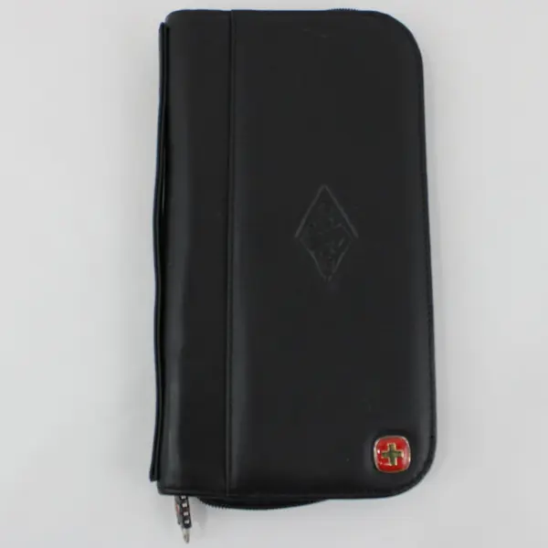 Wenger Travel Organizer Pouch Black Multiple Compartments Elastic Pockets