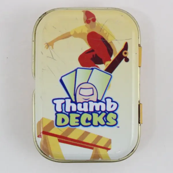 Fundex Games Thumb Decks Fingerboard Tin Case 2004 Missing Cards