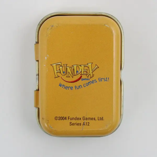 Fundex Games Thumb Decks Fingerboard Tin Case 2004 Missing Cards
