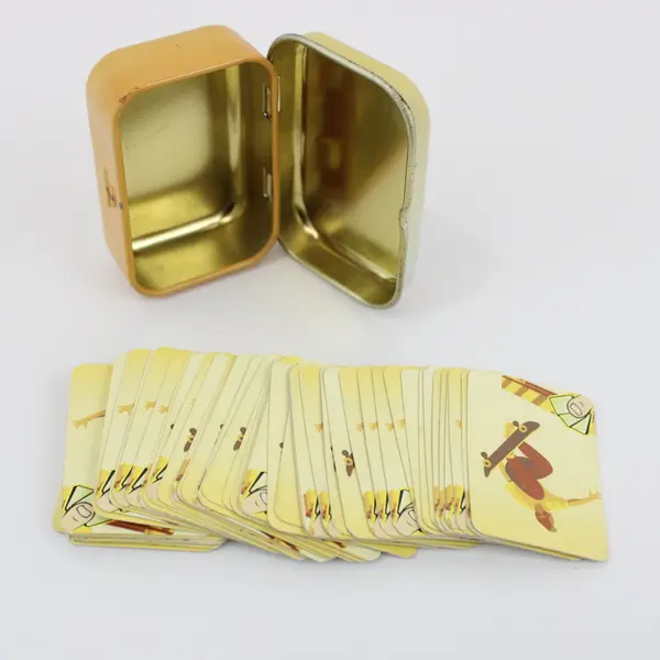 Fundex Games Thumb Decks Fingerboard Tin Case 2004 Missing Cards