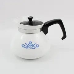 Vintage CorningWare Blue Cornflower 6-Cup Teapot With Lid