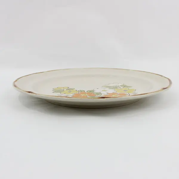  Set of 4 Vintage Hearthside Spring Garden Baroque Dinner Plates Japan