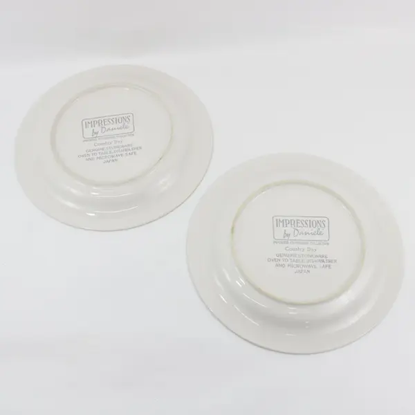 Set of 2 Impressions by Daniele Country Day Stoneware Dinner Plates Japan