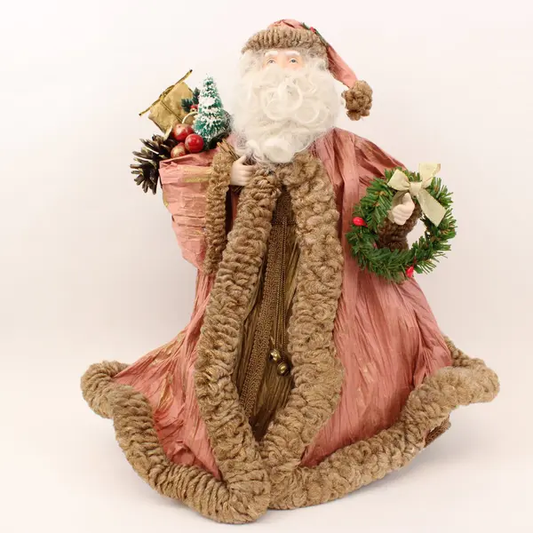 Victorian Style Santa Claus Christmas Tree Topper Figurine