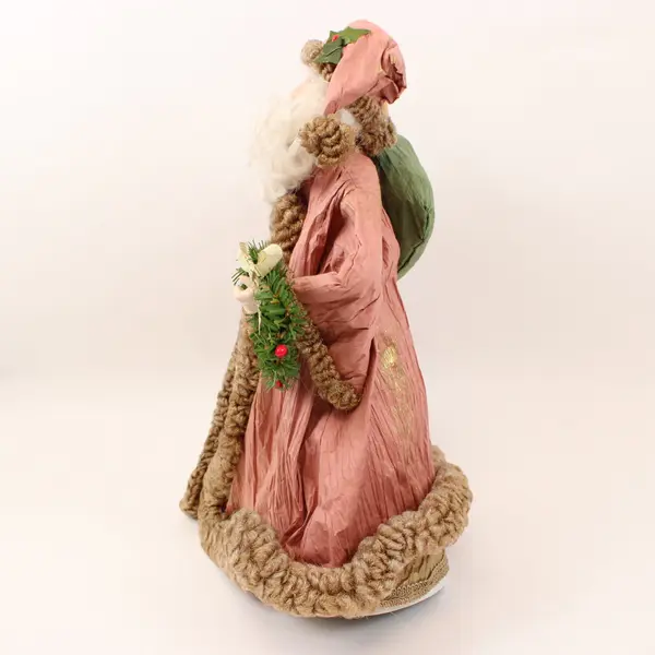 Victorian Style Santa Claus Christmas Tree Topper Figurine